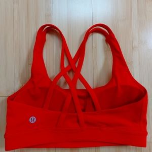 Lululemon Sports Bra - Orange/Brick - Size 4